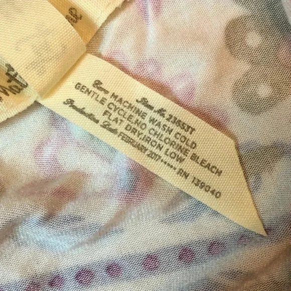 Matilda Jane Printed Adventure Begins Breathe Deeply Tunic Tank Top Size Medium - Picture 9 of 11